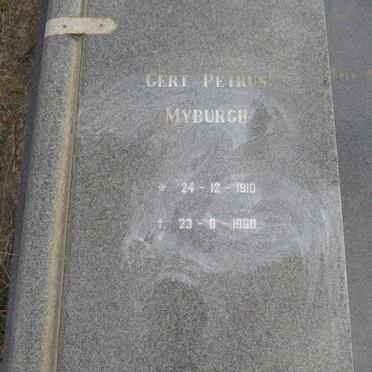 MYBURGH Gert Petrus 1910-1980 & Jacomina Magdalena KRUGER 1911-2001_2