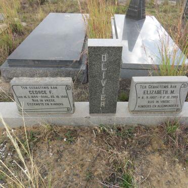 OLIVIER George F. 1894-1966 &  Elizabeth M. 1907-2006