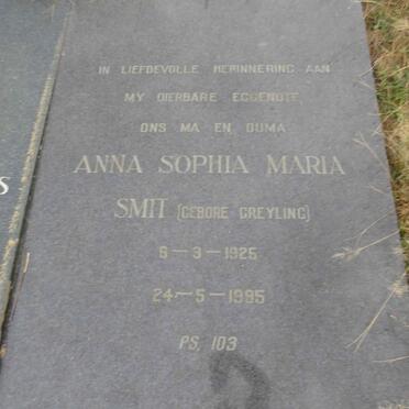 SMIT Erasmus Jacobus Petrus 1925-2005 & Anna Sophia Maria GREYLING 1925-1995_1