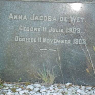 WET Anna Jacoba, de 1903-1908