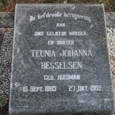BESSELSEN Teunia Johanna nee HUISMAN 1885-1963