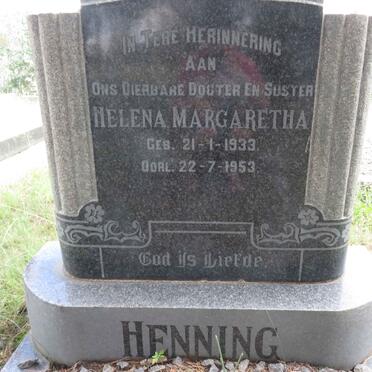 HENNING Helena Margaretha 1933-1953