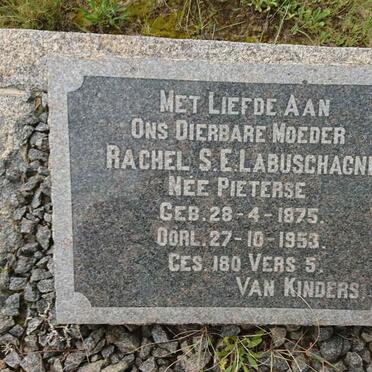 LABUSCHAGNE Rachel S.E. nee PIETERSE 1875-1953