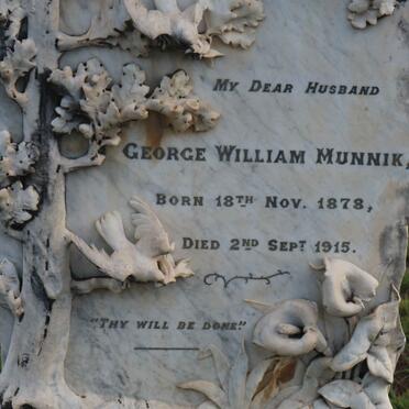MUNNIK George William 1878-1915