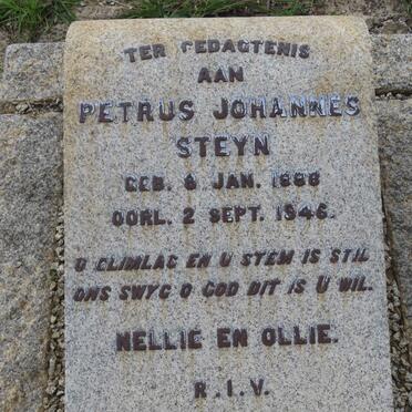 STEYN Petrus Johannes 1888-1946