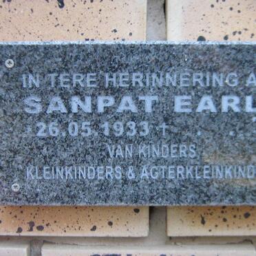 EARLE Sanpat 1933-