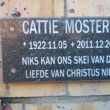 MOSTERT Cattie 1922-2011
