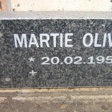 OLIVIER Martie 1953-