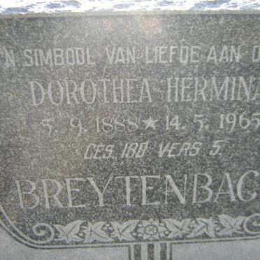 BREYTENBACH Dorothea Hermina 1888-1965