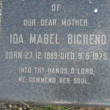 BICHENO Ida Mabel 1889-1975