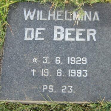 BEER Wilhelmina, de 1929-1993