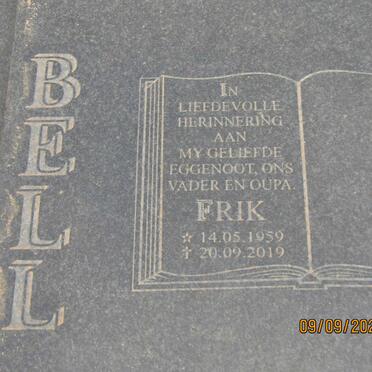 BELL Frik 1959-2019