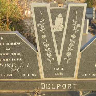 DELPORT Petrus J.J. 1932-1984 &amp; Adela 1934-