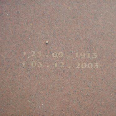 JAARSVELD Johannes Petrus Jordaan, van 1913-2003 &amp; Isabella Petronella STIMIE 1916-2003