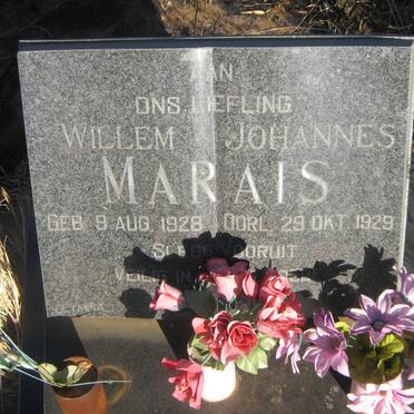 MARAIS Willem Johannes 1928-1929