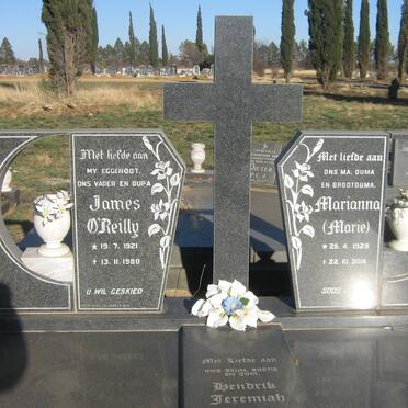 NIEKERK James O'Reilly, van 1921-1980 &amp; Marianna 1928-2014 :: NIEKERK  Hendrik Jeremiah, van 1957-1994
