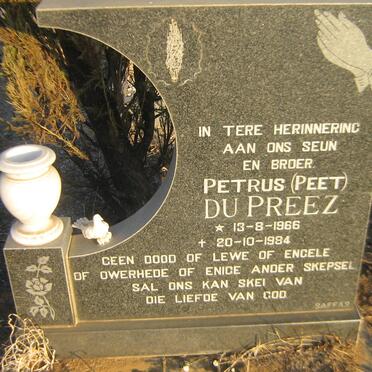 PREEZ Petrus, du 1966-1984
