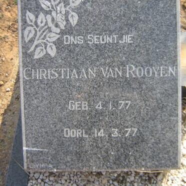 ROOYEN Christiaan, van 1977-1977