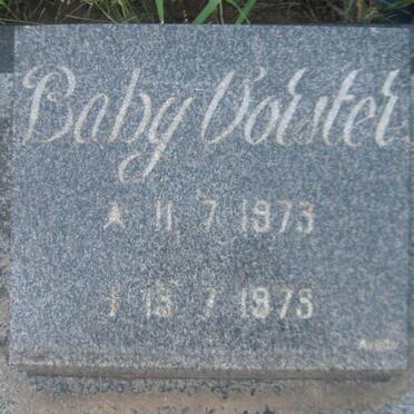 VORSTER Baby 1973-1973