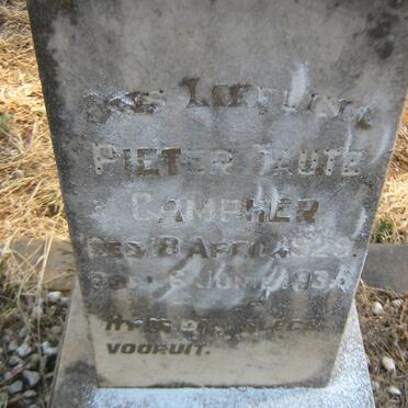 CAMPHER Pieter Taute 1929-193?