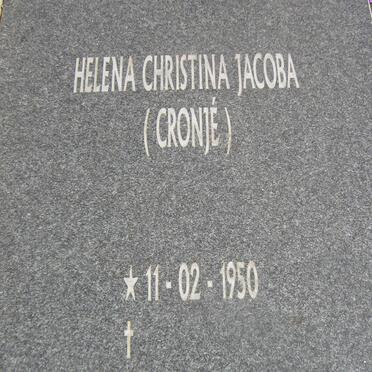 FOULDS Ignatius Gerhardus Maree 1948-2005 &amp; Helena Christina Jacoba CRONJE 1950-