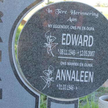 GRAHAM Edward 1946-2007 &amp; Annaleen 1946-