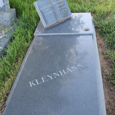 KLEYNHANS Theodoris P. 1922-1972