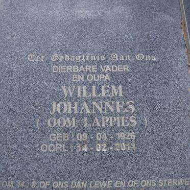 LABUSCHAGNE Willem Johannes 1926-2011 &amp; Maria Margaretha 1926-1999