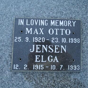 OTTO Max 1920-1998 :: JENSEN Elga 1915-1993