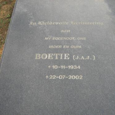 SCHOLTZ J.A.J. 1934-2002 &amp; S.W. 1938-