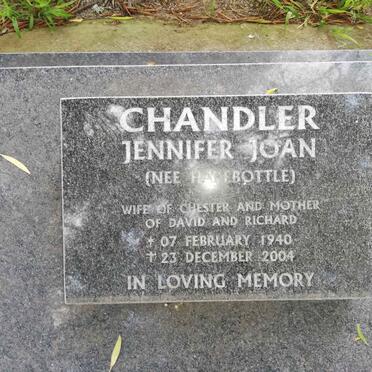 CHANDLER Jennifer Joan nee HAREBOTTLE 1940-2004