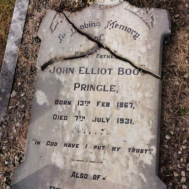 PRINGLE John Elliot Boog 1867-1931 & Beatrice