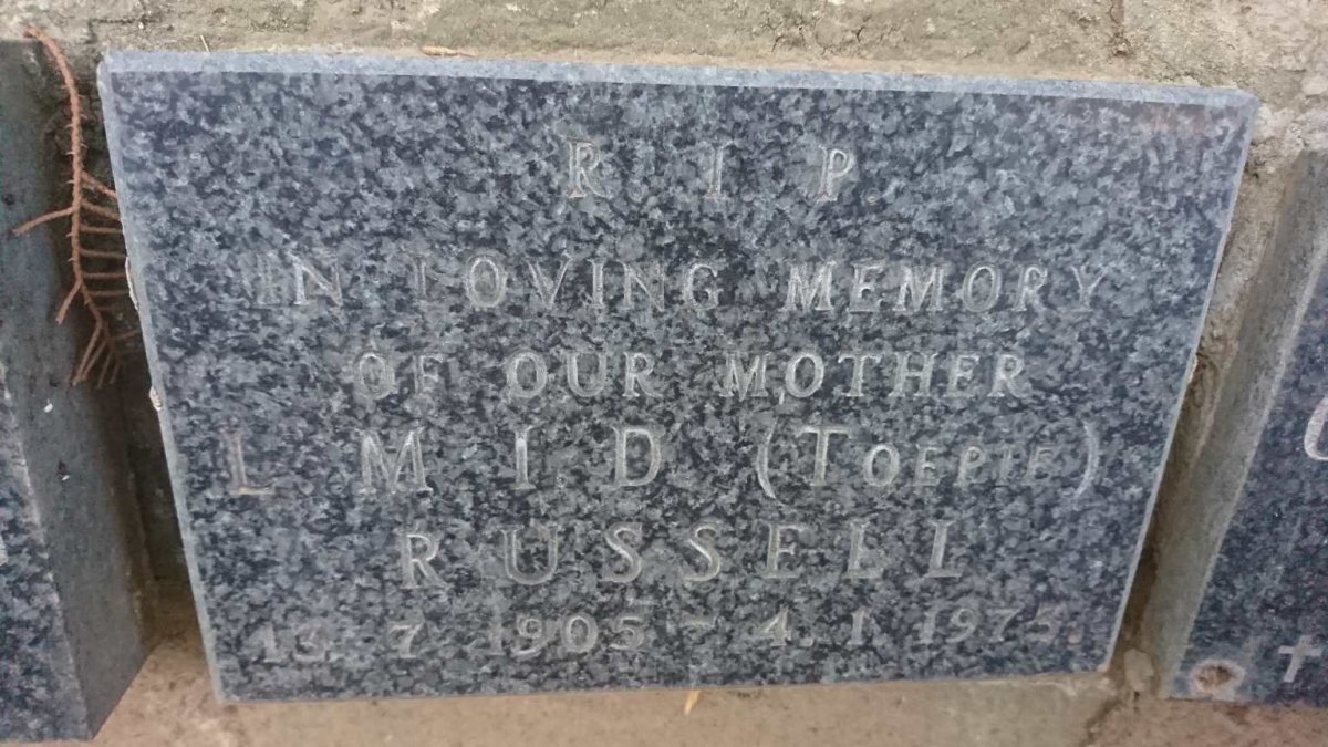 RUSSELL L.M.I.D. 1905-1973