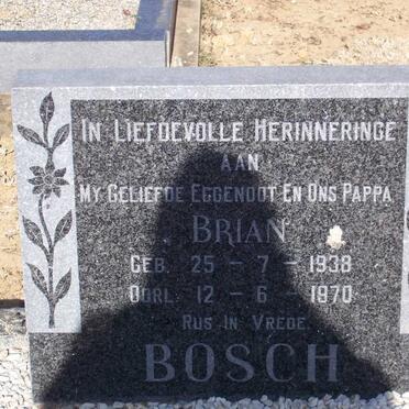BOSCH Brian 1938-1970