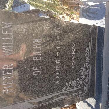 BRUYN Pieter Willem, de 1917-1970