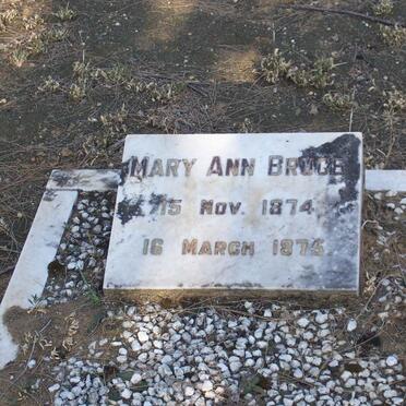 BRUCE Mary Ann 1874-1875