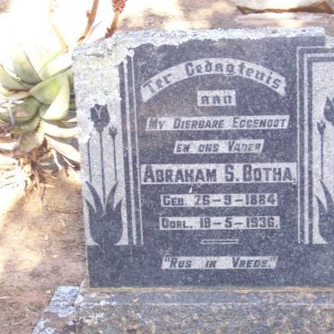 BOTHA Abraham S. 1884-1936