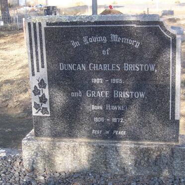 BRISTOW Duncan Charles 1902-1965 &amp; Grace HAWKE 1906-1972