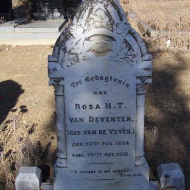 DEVENTER Rosa H.T., van nee VAN DE VYVER 1874-1918
