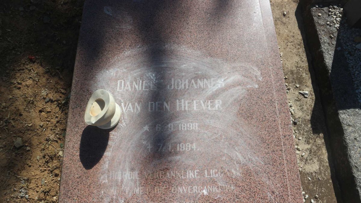 HEEVER Daniel Johannes, van den 1898-1984