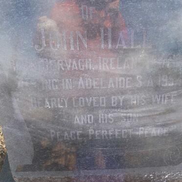 HALL John -1954 &amp; Mary Elizabeth 1887-1970 :: HALL Harry Coolrammer 1925-1993