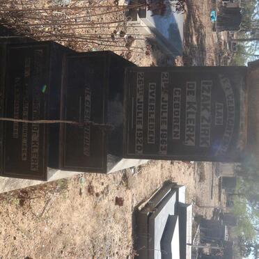 KLERK Izak Zirk, de 1863-1920 &amp; Anna Margaretha VAN DER VYVER 1864-1950