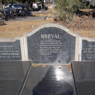 NORVAL James Francis 1894-1949 &amp; Helena Catherina WENTZEL 1899-1989