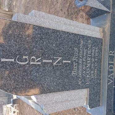 NIGRINI Lukas Marthinus 1885-1958 &amp; Elsie Dorothea MÜLLER 1893-1979