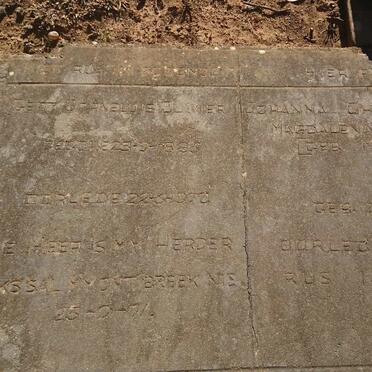 OLIVIER Gert Cornelius 1885-1970 &amp; Johanna Christena Magdalena MÜLLER