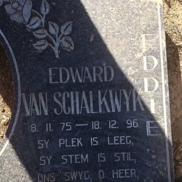 SCHALKWYK Edward, van 1975-1996