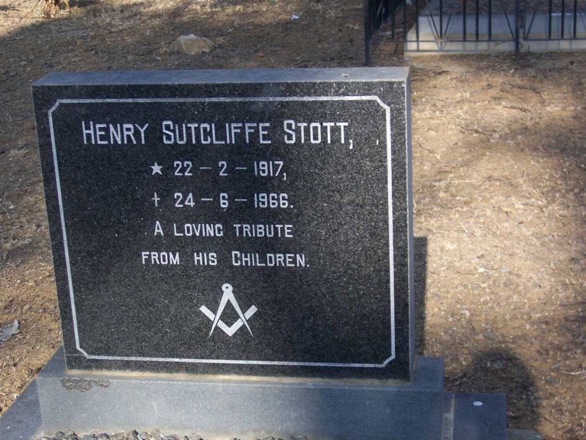 STOTT Henry Sutcliffe 1917-1966