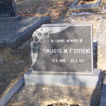 STEVENS Cwladys M.F. 1905-1971