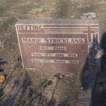 STRICKLAND Marie nee MOORE 1880-1945