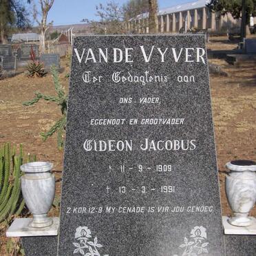 VYVER Gideon Jacobus, van de 1909-1991